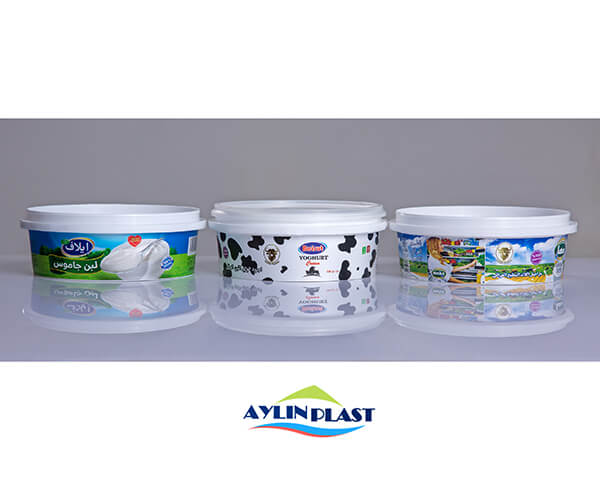 سطل ۴۵۰ گرمی IML آیلین پلاست