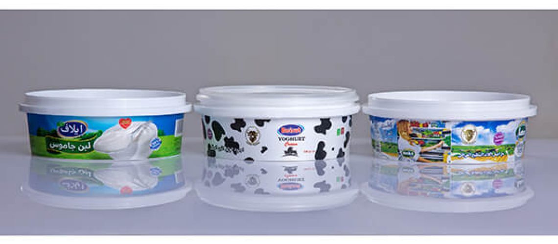سطل ۴۵۰ گرمی IML آیلین پلاست